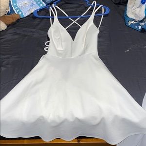 Lulus white skater dress